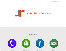 Tablet Screenshot of joaoreisdental.com